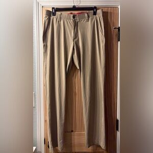 Under Armour Men’s Dri-Fit Khaki Pants Loose Tapered 38x32